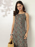 Multicolour Pure Cotton Ethnic Motifs Printed Straight Kurta Pant Set